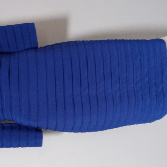 ADRIANNA PAPELL ROYAL BLUE DRESS - Picture 3 of 9